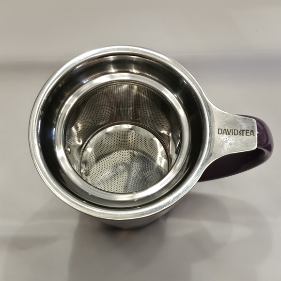 David's Tea mug with steeper and lid. - Picture 7 of 13